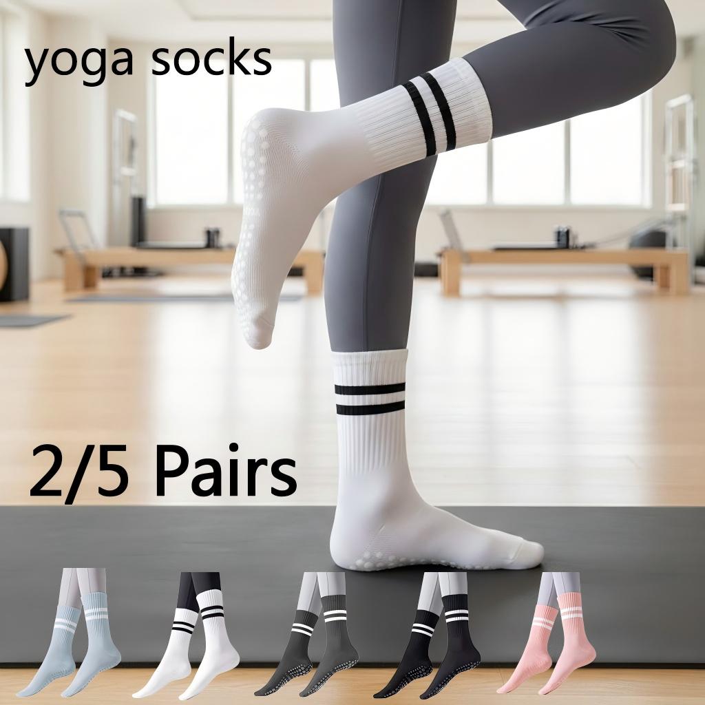Pilate Yoga Workout - Kaus Kaki Yoga Anti Selip Wanita,
