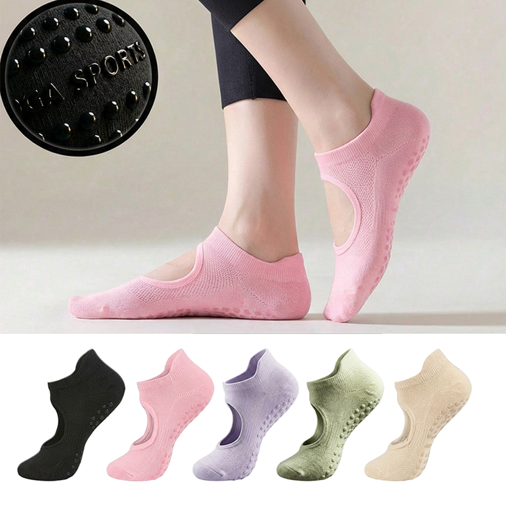 Medias Para Pilates Y Yoga - 2/12 Buah Kaus Kaki Pilates Kebugaran