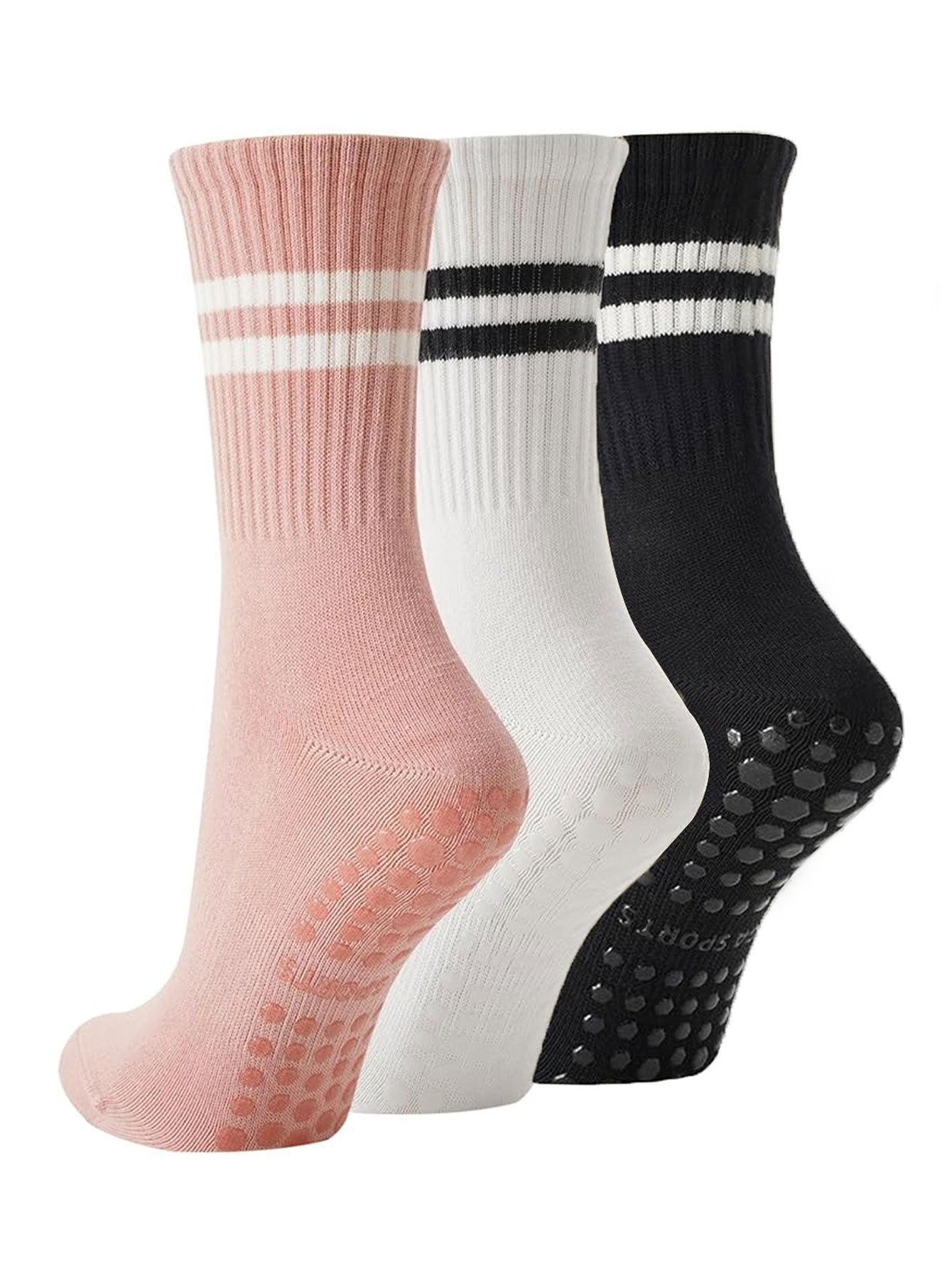 3 Pasang Kaus Kaki Yoga, Kaus  - Medias Para Pilates Y Yoga ulasan dan harga