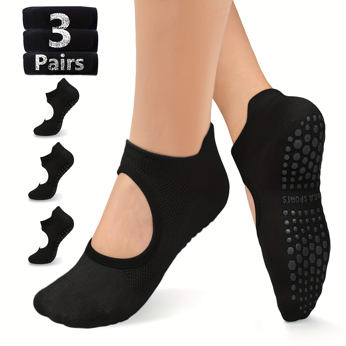 Kaus Kaki Wanita Anti Selip un - Medias Para Pilates Y Yoga ulasan dan harga