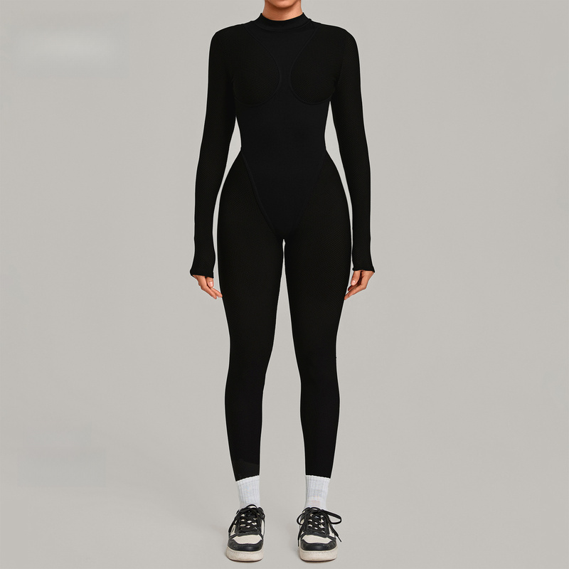 Jumpsuit Yoga Wanita dengan Ba - Pilate Yoga Workout ulasan dan harga
